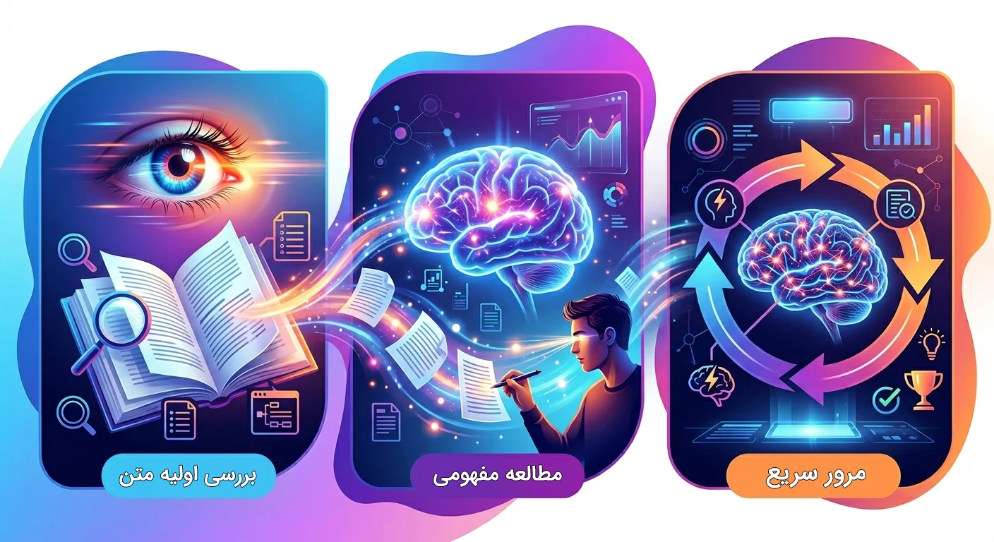 اینفوگرافیک تندخوانی با تکنیک smr
