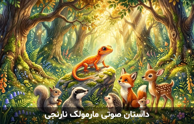 داستان صوتی مارمولک نارنجی